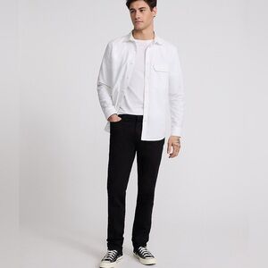 Express Men's Slim Straight Black Jeans  - Size 28x40 - NWT